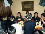 これは2007忘年会。たまには店で