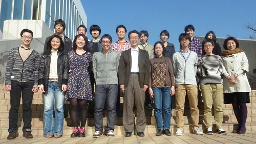 2012年度松永研メンバー　2012年3月29日撮影