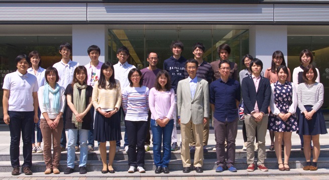 2015年度松永研メンバー　2015年4月27日撮影