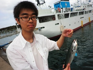 加藤くん釣り