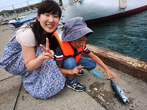 田中さん釣り