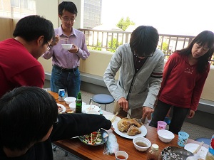 鶏の丸焼き