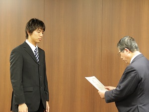 3/7 神楽坂にて優秀な学生表彰式