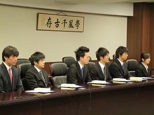 3/7 神楽坂にて優秀な学生表彰式