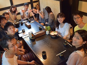 [研究室旅行]7/27 お昼ごはんを蕎麦屋でいただきました。
