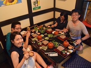 [研究室旅行]7/27 お昼ごはんを蕎麦屋でいただきました。