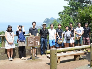 [研究室旅行]7/29 堂ヶ島登頂