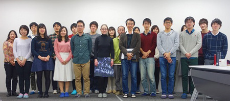 12/14 助教・Adrienne先生ご来訪